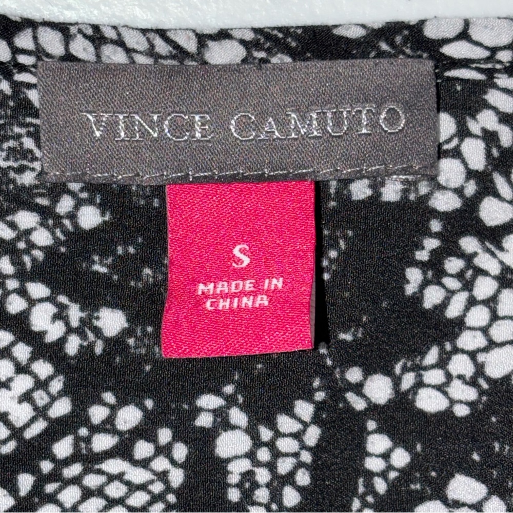 Vince Camuto B&W Lace Pattern Dress - Picture 5 of 6